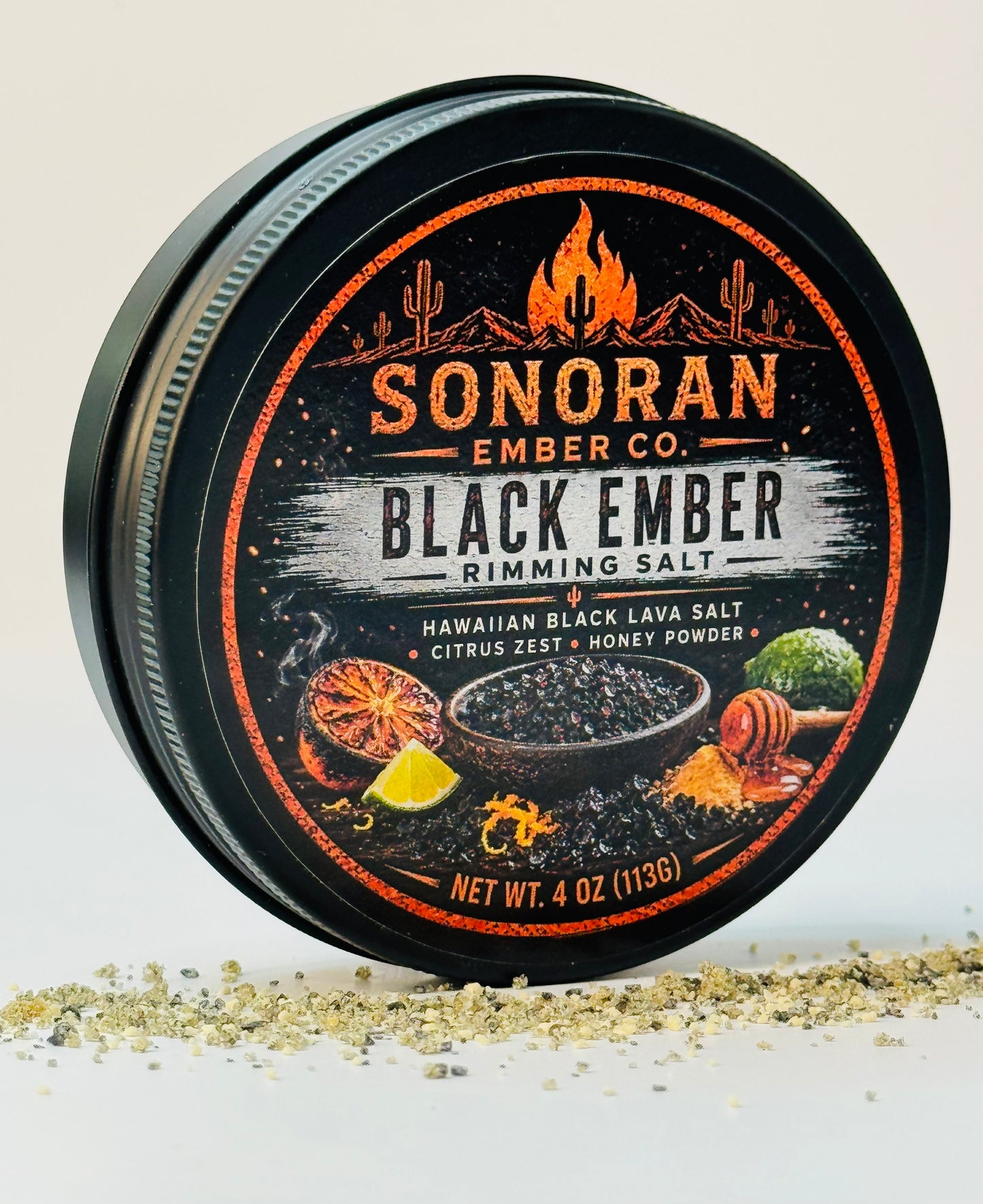 Black Ember Rimming Salt