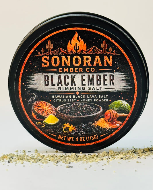 Black Ember Rimming Salt