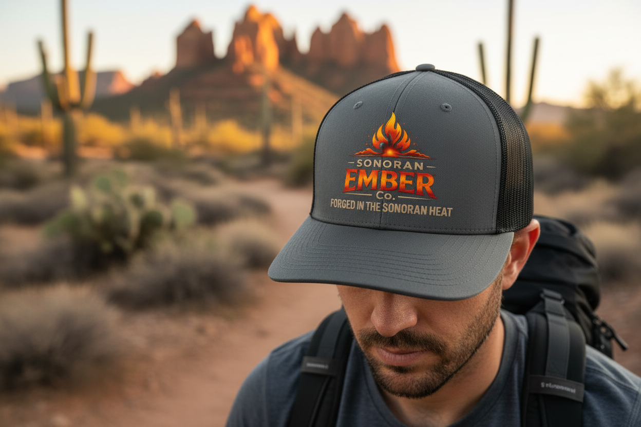 Gray Hat Close - Hiker