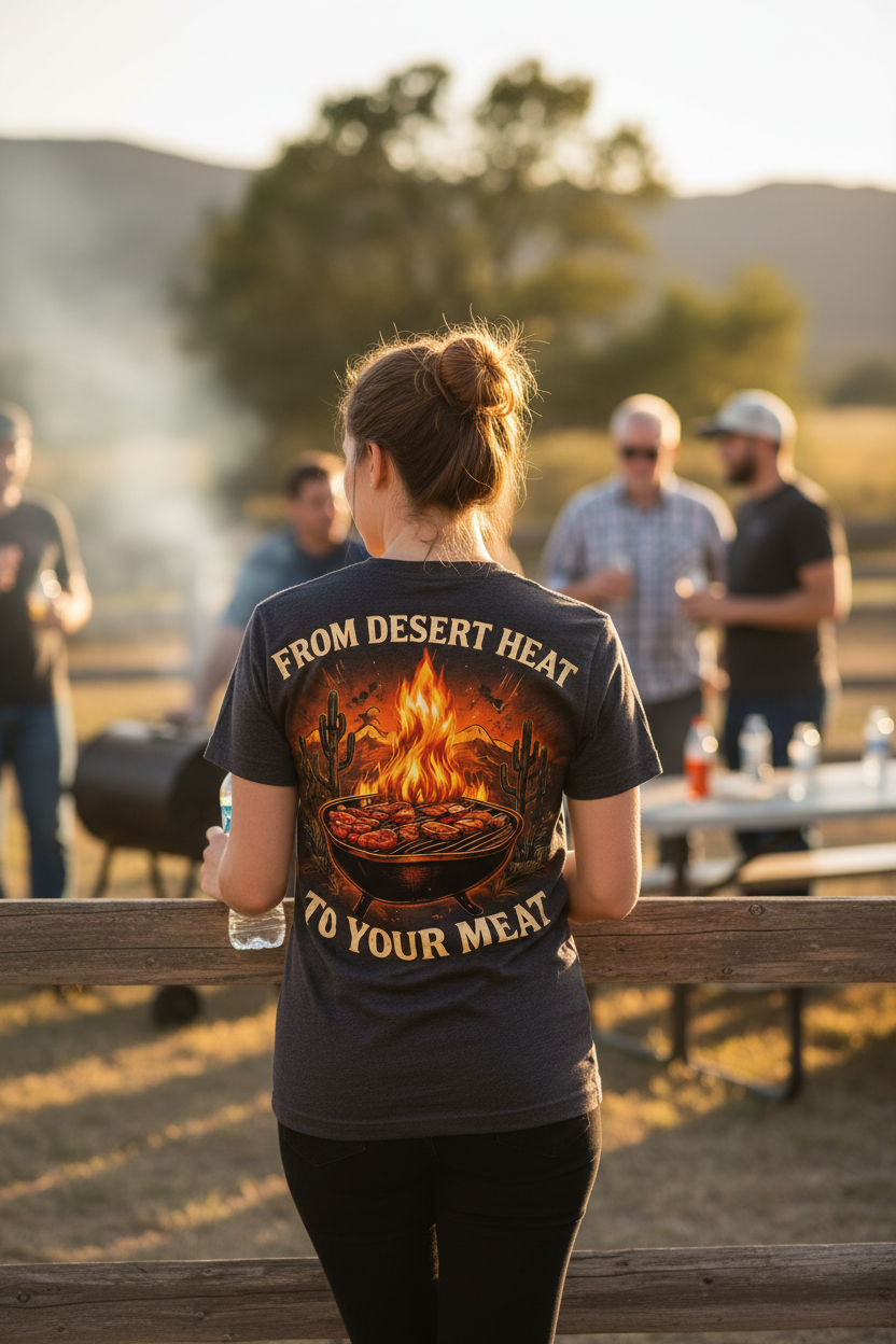 Red Back - Woman BBQ