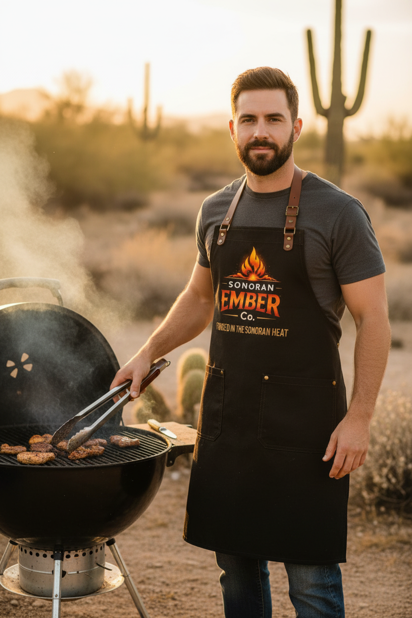 Sonoran Ember Co. Apron Lifestyle
