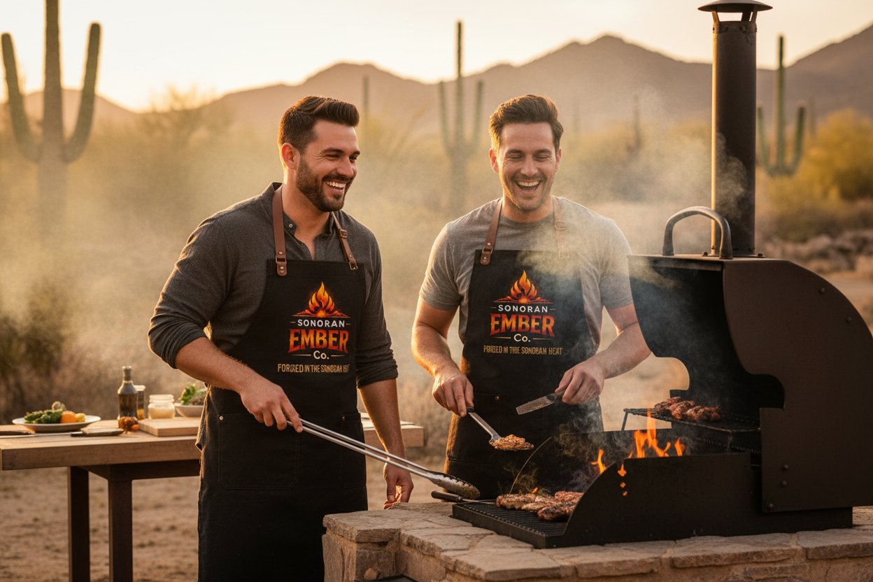 Two Guys Grilling