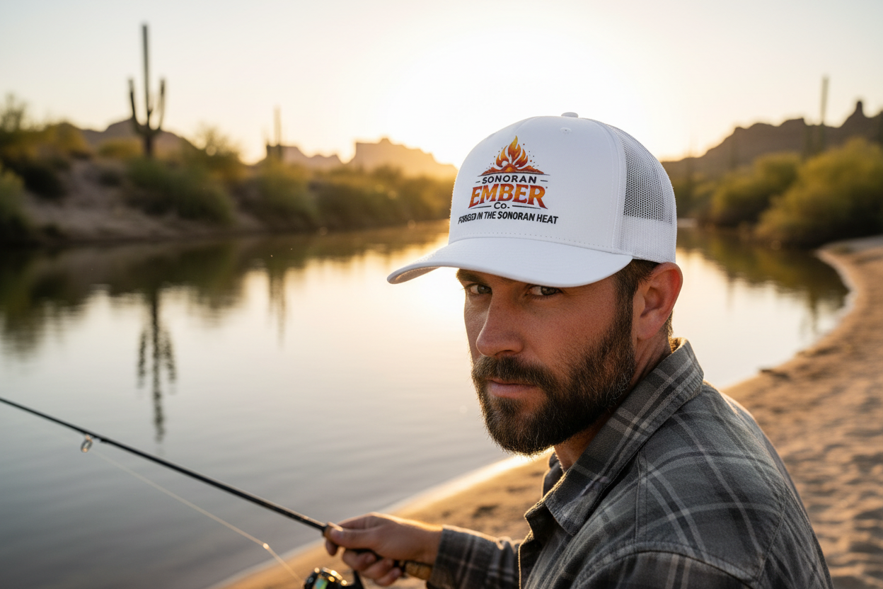 White Hat Close - Fishing